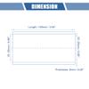 X AUTOHAUX Straight Coupler Silicone Hose 0.98" ID 3.94" Length 0 Degree Universal Car Silicone Hose Coolant Hose 4-Ply 5mm Thickness Air Intake/Turbo/Intercooler Piping Tube Red Blue 1 Set view 3