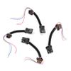 GZYF 4pcs Tail Light Power Wire Harness Plug Adapter Plastic Black Motorbike for Polaris RZR 570 800 900 XP 1000 2015-2023 view 1
