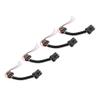 GZYF 4pcs Tail Light Power Wire Harness Plug Adapter Plastic Black Motorbike for Polaris RZR 570 800 900 XP 1000 2015-2023 view 2