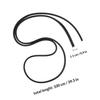 Mobestech Auto Collision Rubber Sealing Strips Self-Adhesive Door Guard for Cars U-Shaped Design for Enhanced and Stability Easy Installation Black view 2