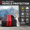 iCarCover Car Cover Waterproof All Weather for 2017-2026 Honda Civic Type R view 2