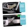 SOLUSTRE Car Mounted Cup Holder Air Vent Bottle Mount Insulated Water Bottle Holder Rhinestone Car Accessories view 2
