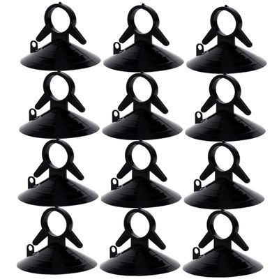 GLEAVI 40pcs Strong Suction Cups for Windshield Sunshade Durable Suckers for Easy Installation Automotive Visor Home Decor Holiday Displays Black