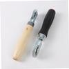ULTECHNOVO 2pcs Tyre Compaction Roller Tool Durable Tire Repair Accessories with Wooden Plastic Handles Efficient for Motorbike and Car Tire Patching High-Temperature Resistant Design view 3