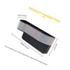 GLEAVI 1pc Rhinestone Studded Car Seat Storage Box Microfiber Auto Organizer for Driver Side Stylish for Phone Wallet view 2