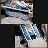 GLEAVI 1pc Rhinestone Studded Car Seat Storage Box Microfiber Auto Organizer for Driver Side Stylish for Phone Wallet view 4