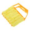FOMIYES Blind Brush Window Air Conditioner Duster Cleaner Tool Yellow Microfiber Cleaning Brush for Dust Removal Blinds and Windows Washable and Detachable Compact view 1