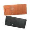 Mikinona Multi-Functional Sun Visor Storage Organizer Bag Stylish Leather Cd Holder for Car Convenient Accessory for Pens Cards and More Brown view 3