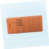 Mikinona Multi-Functional Sun Visor Storage Organizer Bag Stylish Leather Cd Holder for Car Convenient Accessory for Pens Cards and More Brown view 4