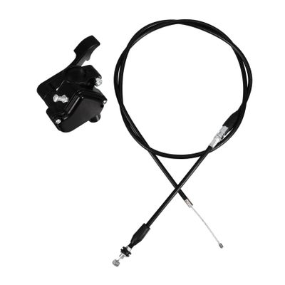 PartyKindom 1set Motorcycle Thumb Throttle Lever Accelerator Cable for ATV and Dirt Comfortable Grip for Enhanced Control for Motorbike Accessories