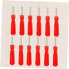 Mobestech Valve Remover Tire Valve Core Removal Tool 12pcs Plastic Handle Tire Repair Tools for Bike Electrocar view 2