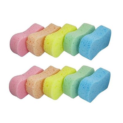 GLEAVI 10pcs Car Wash Sponges Porous Bone Design for Polishing and Cleaning for Cars and Household Use