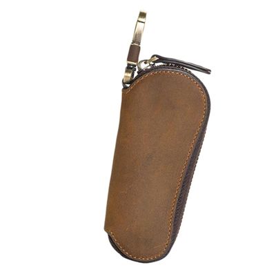 GLEAVI Leather Car Key Bag Key Case Bag for Car Keychina Auto Key Holder Key Storage Bag for Car Keys