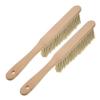 Beaupretty 2pcs Small Soft Bristle Dust Brush for Home Cleaning Gentle Poplar Material Whisk Duster for Bed Sofa Car and Furniture Dusting view 1