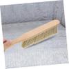 Beaupretty 2pcs Small Soft Bristle Dust Brush for Home Cleaning Gentle Poplar Material Whisk Duster for Bed Sofa Car and Furniture Dusting view 3