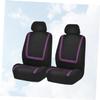 SOLUSTRE 4pcs Car Seat Thick Wear-Resistant Seat for Suvs Trucks Cars Comfortable Interior Accessory Removable view 3
