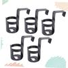 PartyKindom 5pcs Car Beverage Holder Portable Hanging Rack for Drinks Easy Install Cup Organizer Plastic Drink Bottle Holder Keeps Vehicle Tidy and Clean view 3