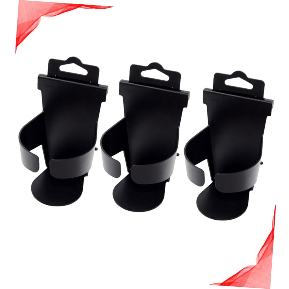 PartyKindom Car Cup Holder Black Box 3pcs Multifunctional Beverage Rack Car Seat Back Door Side Vacuum Cup Compatible Space-Saving Design
