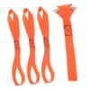 4pcs Heavy Duty Motorcycle Straps Multi-Purpose Tie Down Straps for Securing Scooters and Lawn Equipment Compact Design Grip for Cargo Organization view 1