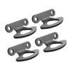 GLEAVI Trailer Hooks for Tie Down 4pcs Tie Down Anchor Hooks Stainless Steel Easy to Use view 1