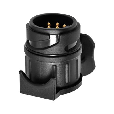 Mobestech 12v Pin to Pin Trailer Adapter with Locking Flap Connector for Caravans and Trailers Weatherproof Design for Secure Connections