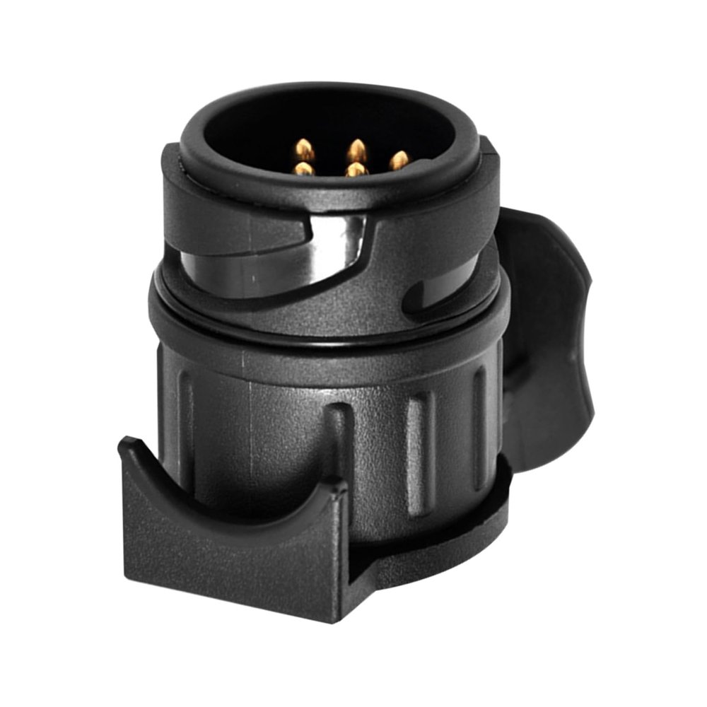 Mobestech 12v Pin to Pin Trailer Adapter with Locking Flap Connector for Caravans and Trailers Weatherproof Design for Secure Connections