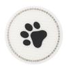 Bling Cat Paw Car Coasters Non-Slip Cup Holder Coasters for Women PVC Heat Resistant Stylish Car Interior Accessory Protects Against Watermarks and Heat view 1
