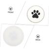 Bling Cat Paw Car Coasters Non-Slip Cup Holder Coasters for Women PVC Heat Resistant Stylish Car Interior Accessory Protects Against Watermarks and Heat view 3