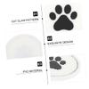 Bling Cat Paw Car Coasters Non-Slip Cup Holder Coasters for Women PVC Heat Resistant Stylish Car Interior Accessory Protects Against Watermarks and Heat view 4