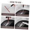 Mikinona 100pcs Tire Puncture Repair Strips Heavy Duty Tire Repair Plugs for Car Truck Motorcycle view 2