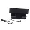 Mikinona Car Seat Cup Holder USB Charging Leather Storage Box Gap Filler Water Resistant view 1
