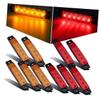 Mobestech 12v Led Truck Tail Light Multi-function Signal Brake Light for Trailers Yellow Led Easy Installation Fit for Rvs and Trucks view 1
