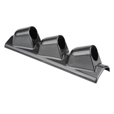 SIXRUN Universal Heavy Duty Racing Sport Meter Gauge Pillar Mount POD Holder Bracket Gauge Holder for AUTO Truck Motorcycle Boat (Three Hole), SIXRUNxdovtwnu9b-03