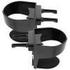 GLEAVI 2pcs Multifunctional Drink Holder Secure Cup Holder for Car Material Easy Access for Water Bottles and Beverages Black Automotive Accessory view 1