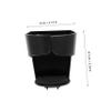 GLEAVI 2pcs Multifunctional Drink Holder Secure Cup Holder for Car Material Easy Access for Water Bottles and Beverages Black Automotive Accessory view 2