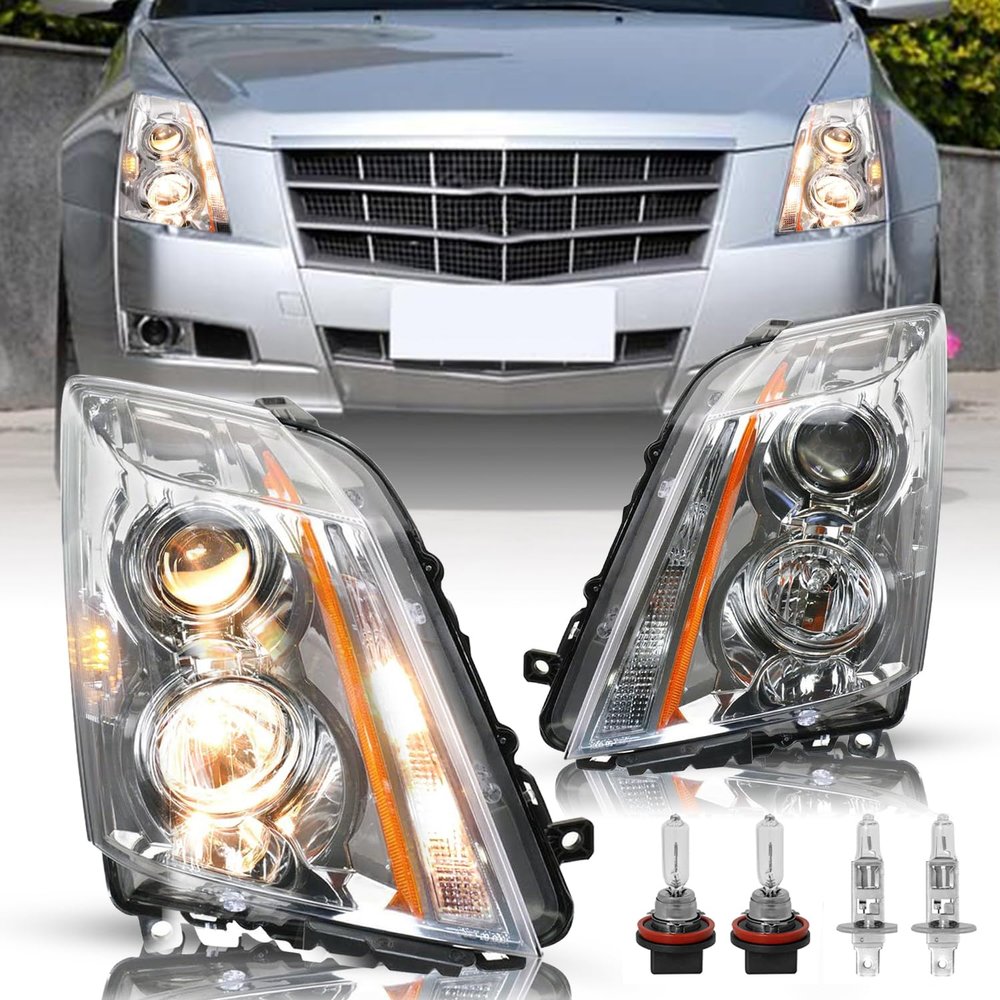 Projector Headlight Assembly Replacement for 2008-2014 Cadillac CTS