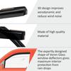 Voron Glass in-Channel Extra Durable Rain Guards for Honda Civic 2012-2015 Sedan, Window Deflectors, Vent Window Visors, 4 Pieces - 200613 view 4
