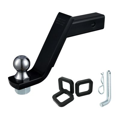 TOPSHINE Trailer Hitch Ball Mount Fits 2" Receiver, 7500lbs, 6-in Drop