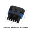 Skcvmn 1/5/10/20/50/Sets 5 Pin 12162825 Delphi GM LS2 Ignition Coils Wiring Plug Automotive Electrical Female dark Connector H2377-5P (Color : 5p female, Size : 1 SET_5P) view 2