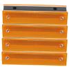 ULTECHNOVO 4pcs Rectangular Driveway Markers Reflective Vinyl Reflective Delineators for Roads and Garages view 1