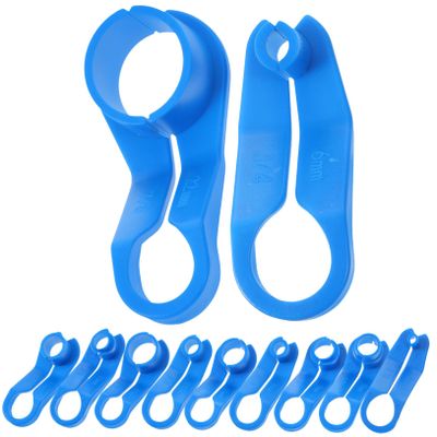 GLEAVI 1set Fuel Line Disconnect Tools Kit Fluorine Removal Tool for Quick Disconnect Couplings Automotive Air Conditioning and Fuel Line Repair