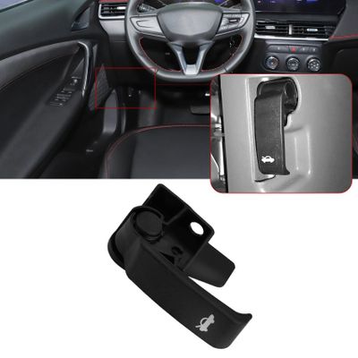 HEVLE Hood Release Handle, Hood Latch Release Pull Handle Replacement for Most Vehicles Truck Hood Parts, Replaces 03335 15741109