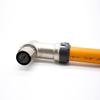 Electric New Energy Vehicle 500A 1 Pin 14mm Right Angle Metal Plug 150mm2 Line Length 0.5M High Voltage Connector Electric Vehicle Connector view 1