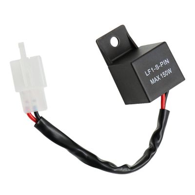 Kqcibz 12V LED Relay Indicator Relay Motorcycle Quad Load Indicator LF1-S-PIN MAX 150W 2 PIN