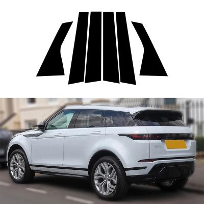 Door Window Pillar Cover for R/Ange R/Over Evoque L551 5-Door 2019-2023 6pcs Car Pillar Posts Door Window Trim Cover
