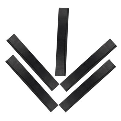 KOMBIUDA 5pcs Window Squeegee Rubber Replacement Strips Flexible and Wear-Resistant Cleaning Tool for Streak for Home and