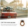 Mobestech Car Trailer Hook Sticker Lightweight Towing Hook Decal for Car Styling Fit Decorative Gold Easy to Install Enhances Vehicle Appearance view 4