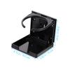 COOLHIYA Folding Car Cup Holder Storage Rack Compact Drink Organizer for Vehicle Durable and Sturdy Design for Bottles and Cups Keeps Car Tidy and Organized view 2