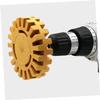 ULTECHNOVO 2pcs Adhesive Remover Wheel for Cars Efficient Paint and Sticker Removal Tool Durable Rubber and Design for Auto Detailing and Restoration view 4