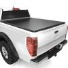 XTWEEX Quad-Fold Tonneau Cover fits Ford F150 04-14/Mark LT 06-14 6.5ft Bed view 1